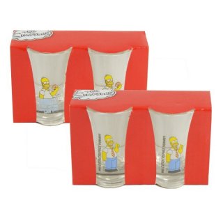 Simpsons Schnapsglas 4er-Set
