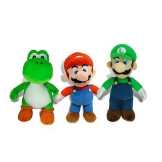 Super Mario Plüsch 30cm 3er-Set