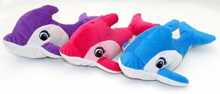 Delfin mit bestickten Augen 25cm