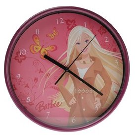 Wanduhr Barbie