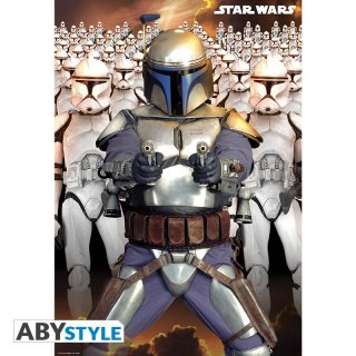 Star Wars Poster Jango Fett Army
