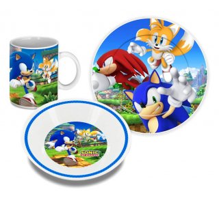 Sonic - Frühstücksset 3-teilig