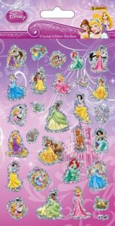 Disney Prinzessin Glitzer Sticker