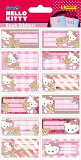 Hello Kitty Schulheftaufkleber