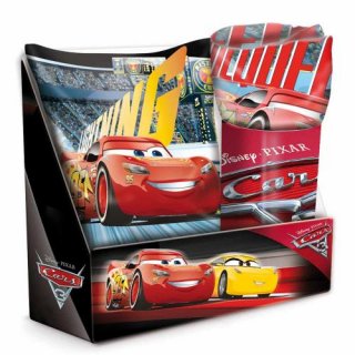 Cars 3 Set mit Kissen und Fleecedecke