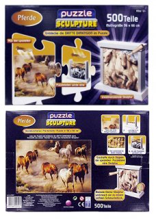 Puzzle + Sculpture - Pferde
